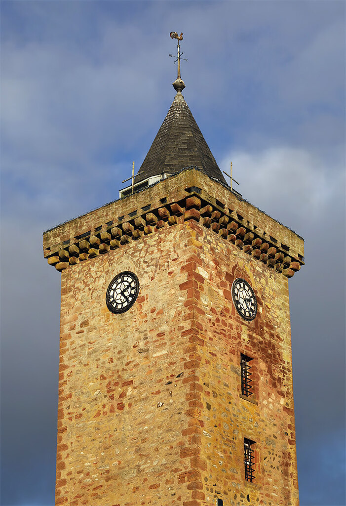 Greenlaw Parish Church Tower © Walter Baxter Cc By Sa20 Geograph Britain And Ireland 