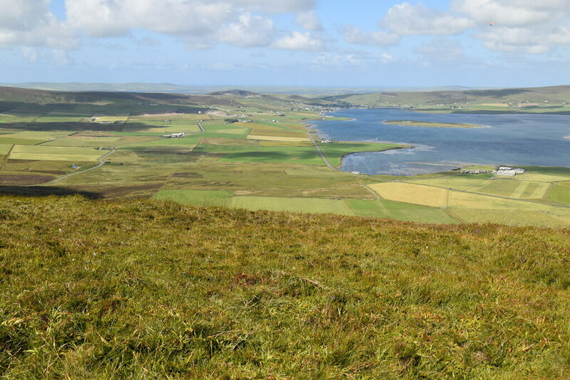 View from Wideford Hill - north west © N Chadwick cc-by-sa/2.0 ...