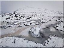 NO1786 : Small pools frozen near Loch Phadruig by Mike Duguid