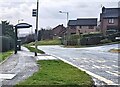 ST2694 : Daffodil Court bus stop and shelter, Ty Canol, Cwmbran by Jaggery