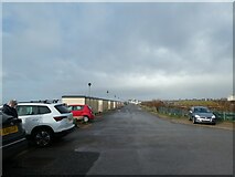 TV4898 : Access road to the Esplanade Carpark at Seaford by Basher Eyre