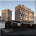 High rise Hillfields, seen from Kildale Close