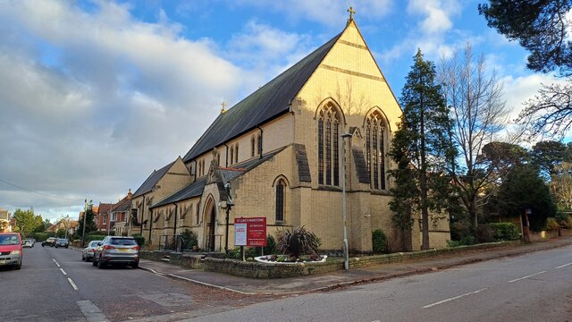 Low sunlight on St Luke's Church © David Martin cc-by-sa/2.0 ...