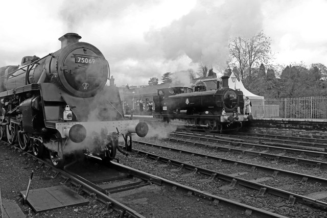 Severn Valley Railway - locomotives at... © Chris Allen cc-by-sa/2.0 ...