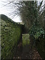 SE2132 : Public footpath from Greentop to Bank House by Christine Johnstone