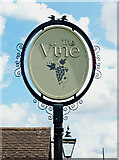 SO8793 : The Vine (2) - sign, High Street, Wombourne, Staffs by P L Chadwick