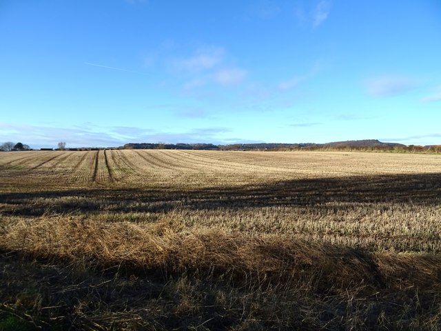 Stubble field, Scalby © JThomas :: Geograph Britain and Ireland