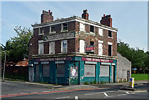 SJ3492 : Former pub, Vauxhall Road, Liverpool (2) by Stephen Richards