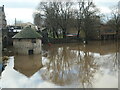 SE5951 : North Street postern tower flooded, York by Christine Johnstone