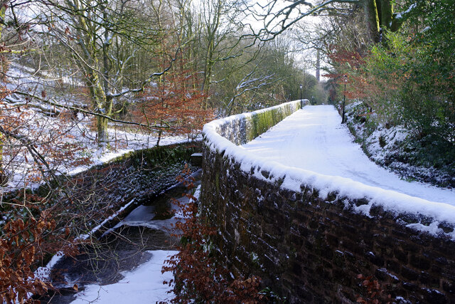 Dean Brook and Barrow Bridge Road © Stephen McKay :: Geograph Britain ...