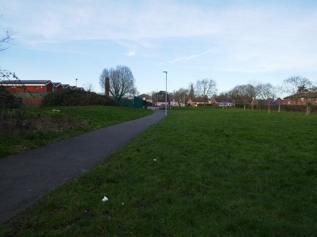 Open space off Fleet Way, Old Fletton © Jonathan Thacker :: Geograph ...