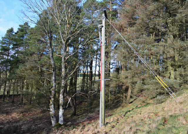 power-line-emerging-jim-barton-geograph-britain-and-ireland