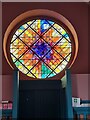 NY9074 : St Christopher's, Gunnerton - the West Window by Oliver Dixon