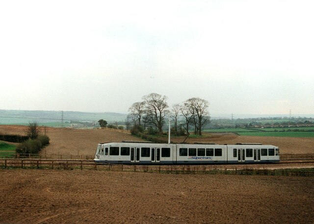 Rural Tramway Sheffield Supertram In © Alan Murray Rust