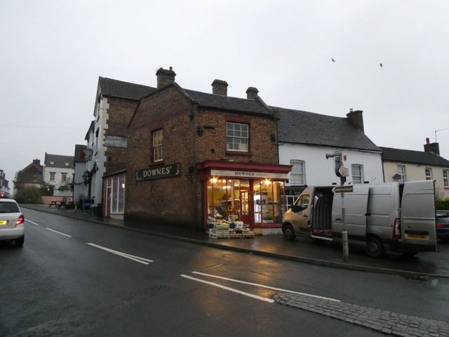 Part of Broseley town centre © Jeremy Bolwell :: Geograph Britain and ...