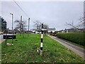 SJ5947 : Direction Sign â Signpost on Nantwich Road, Wrenbury by D Phillips
