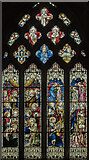 TF2340 : Stained glass window, St Mary's church, Swineshead by Julian P Guffogg