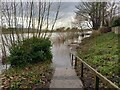 NY9864 : Flooded Footpath by Les Hull