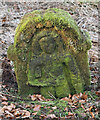 A symbolic gravestone at Langton Old Parish Churchyard