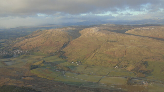 Spout of Ballagan from the air © Thomas Nugent :: Geograph Britain and ...