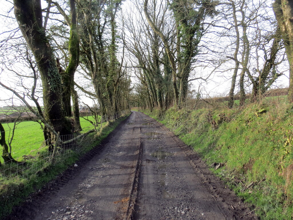 Llwybr A Ffordd Fynedfa Path And © Alan Richards Cc By Sa20