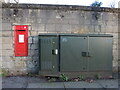 ST7564 : Letters and a utility cabinet near Lime Grove by Neil Owen