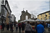 NY2623 : Market by The Moot Hall by N Chadwick