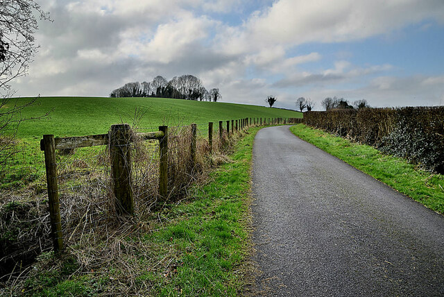 Bend along Millbrae Road