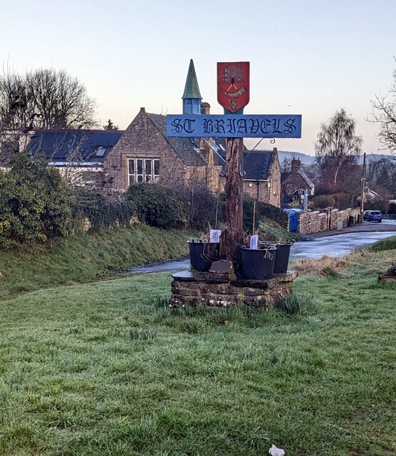 St Briavels Name Sign © Jaggery :: Geograph Britain And Ireland