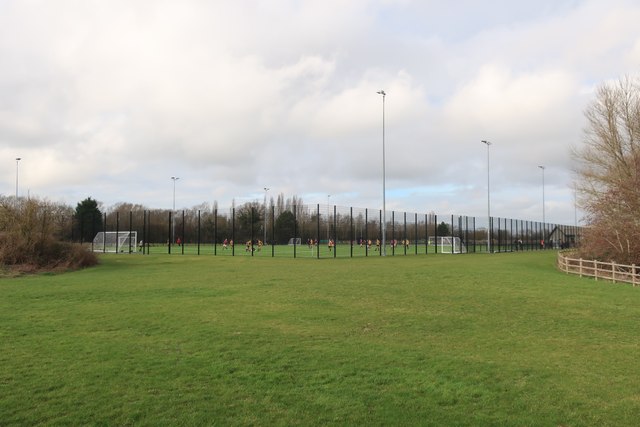 4G football pitch at Northstowe © Hugh Venables cc-by-sa/2.0 ...