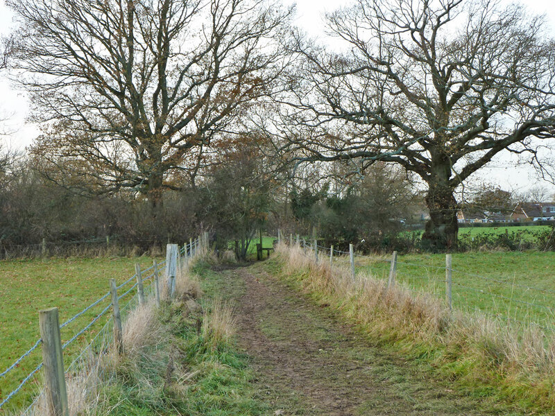 Footpath Ditchling 47b approaching... © Robin Webster cc-by-sa/2.0 ...