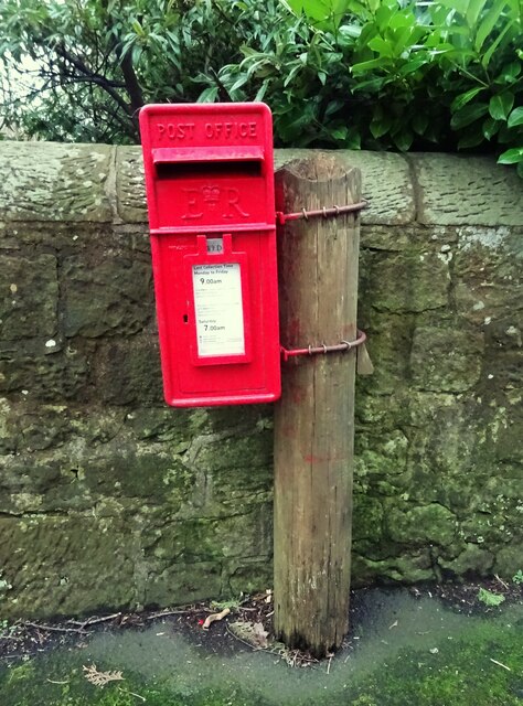 Elizabeth II postbox on Great North Road © JThomas :: Geograph Britain ...