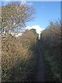 Very narrow stretch of Sutton Rise above Ogmore-by-Sea