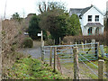 Permissive path from Lodge Hill reaches the B2112, Ditchling