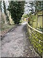 Part of the Dalesway path in Ilkley