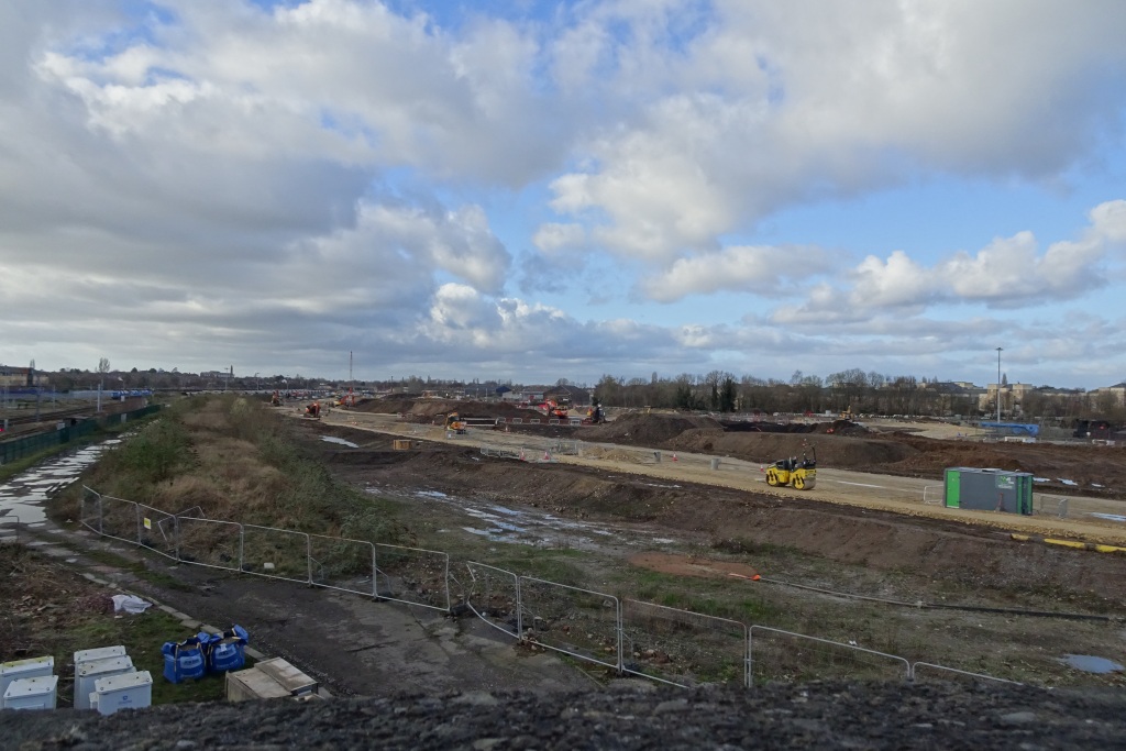 York Central construction © DS Pugh :: Geograph Britain and Ireland