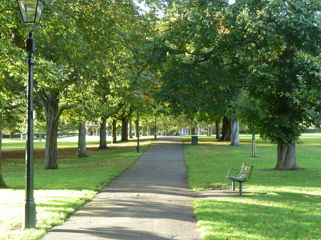 Path, Churchfields Recreation Ground,... © Robin Webster :: Geograph ...