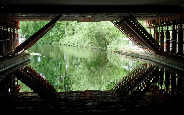 Under the M54 near Coven Heath,... © Roger D Kidd cc-by-sa/2.0 ...