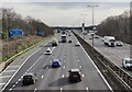 SK5303 : M1 motorway towards the Leicester Forest East Services by Mat Fascione