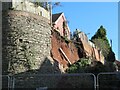 Collapsed wall, Reservoir Lane, Worcester