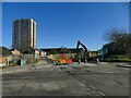 Roadworks on Brooklands Avenue