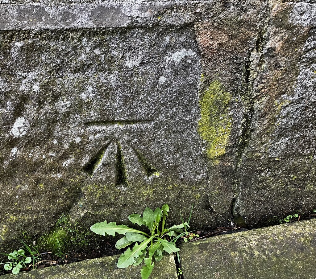 Ordnance Survey benchmark, Tain © Dave Thompson cc-by-sa/2.0 ...