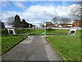 Underpass entrances at Bolton Road roundabout