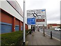 Signage on Great Portwood Street