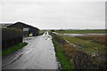 Track onto Hesketh Old Marsh