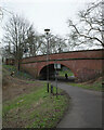 Foss Islands Cycle Path going under Wiggington Road (B1363), York