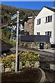 Public footpath direction sign, Llandogo, Monmouthshire