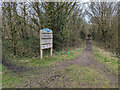 SJ3045 : Sign at the Aberderfyn Nature Reserve by TCExplorer