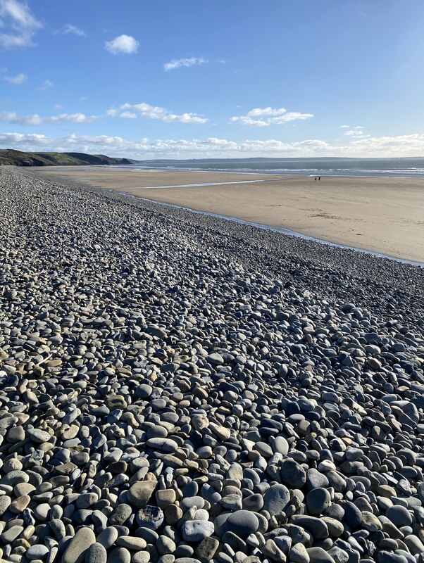 Newgale pebbles and sands © Alan Hughes cc-by-sa/2.0 :: Geograph ...