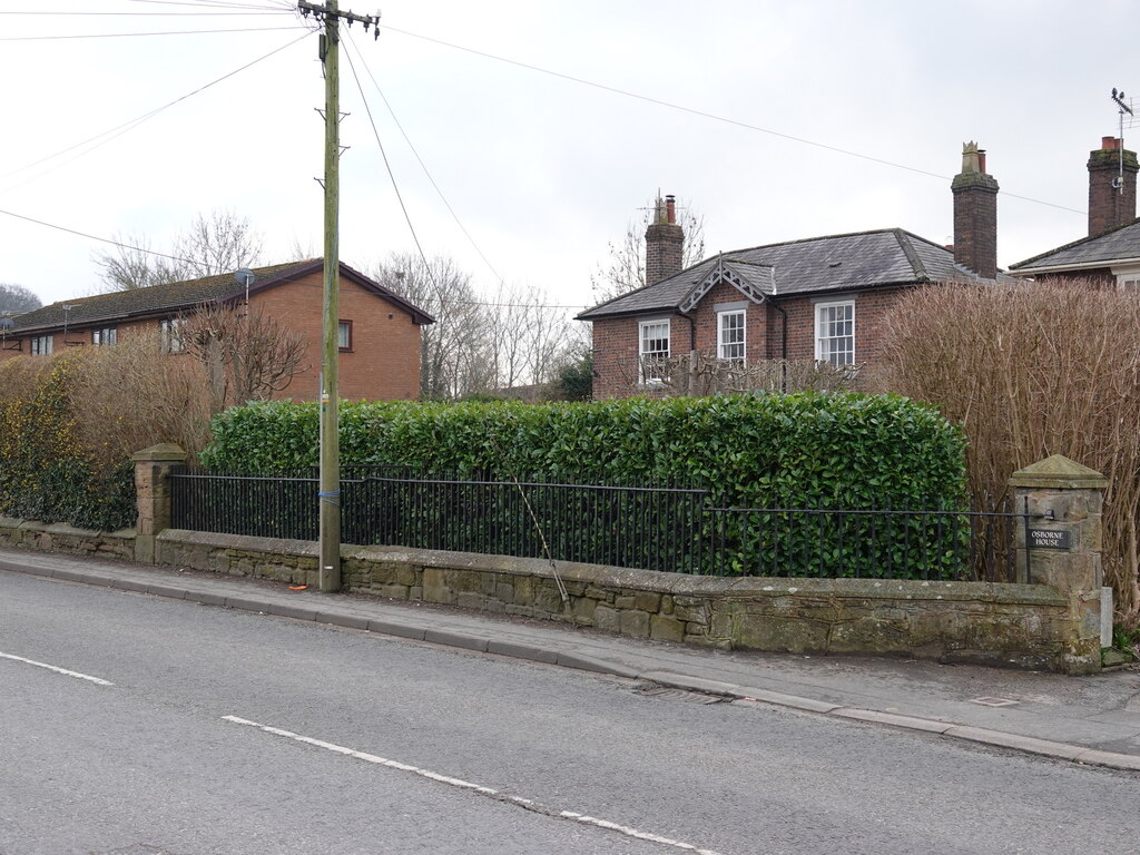 Stone wall alongside Denbigh Road, Mold © John S Turner cc-by-sa/2.0 ...